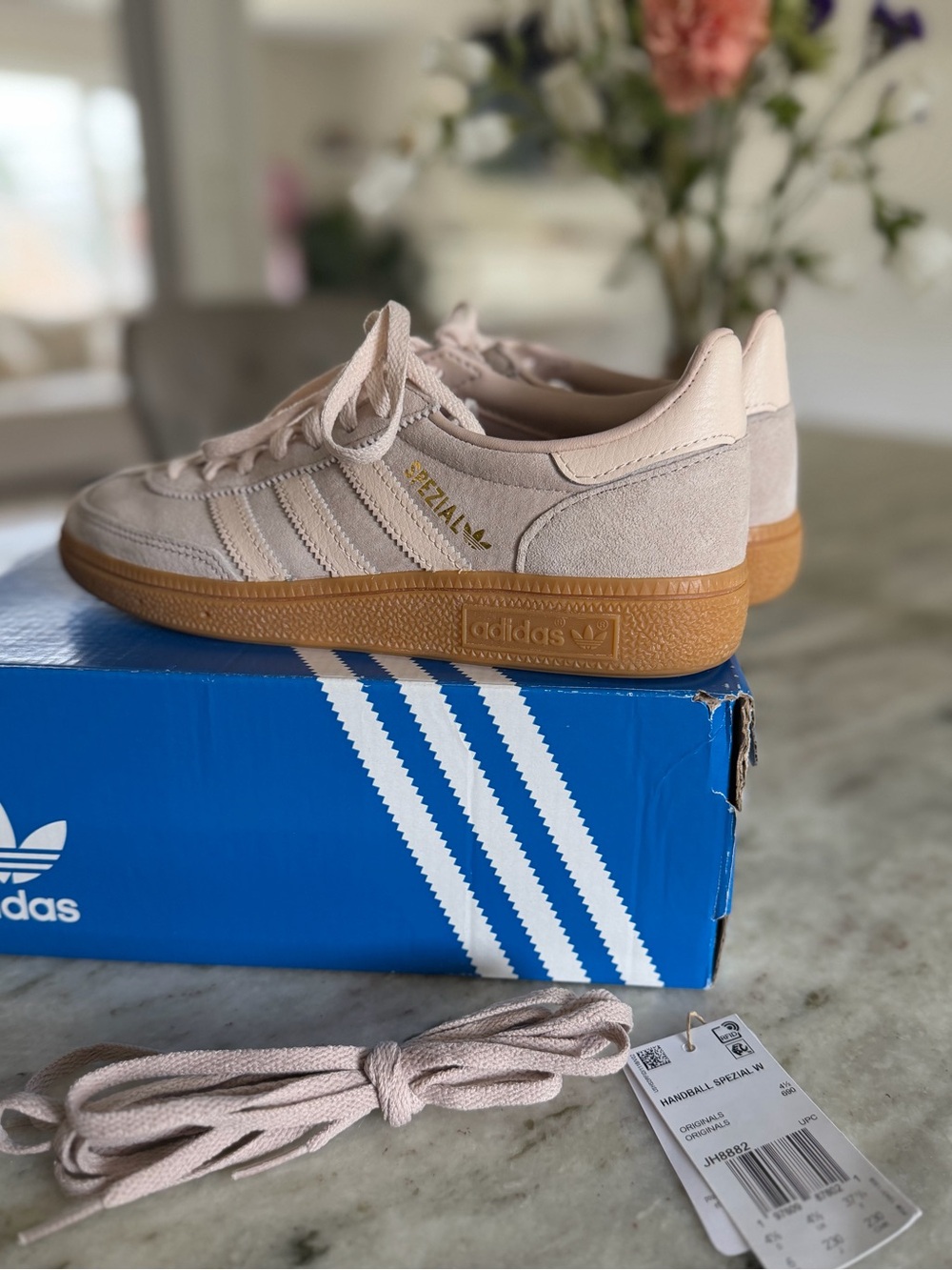 Adidas Women’s Handball Spezial 'Wonder Taupe Gum' Wm 6 UK 4.5